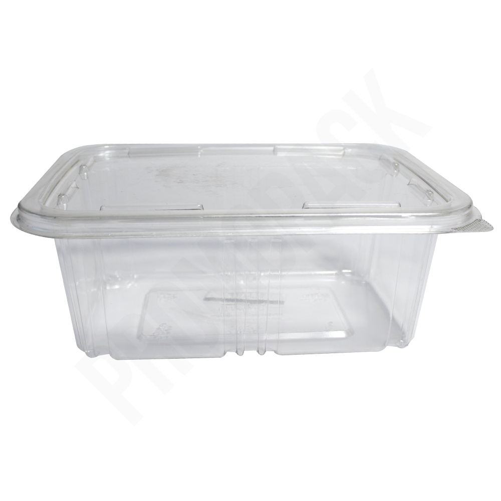 32oz PET Plastic Box Clear With Lid 200/ctn