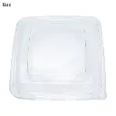 208mm PET Plastic Sugarcane Bowl Lid 300/ctn