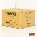 Black - 500ml Kraft Paper Window Lunch Box 200/ctn