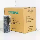 90mm PP Plastic Matte Black Lid Connected 1000/ctn