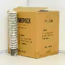 Black - 4oz Single Wall White Paper Cup 1000/ctn