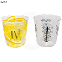 IV Cafe - 12oz PET Plastic U Shape Cold Beverage Cup 1000/ctn