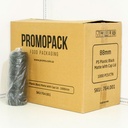 88mm PS Plastic Black Matte with Cap Lid 1000/ctn