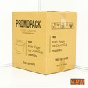 4oz Kraft Paper Ice Cream Cup 1000/ctn