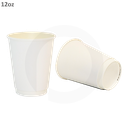 12oz Double Wall White Paper Cup 500/ctn