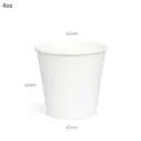 4oz Single Wall White Paper Cup 1000/ctn