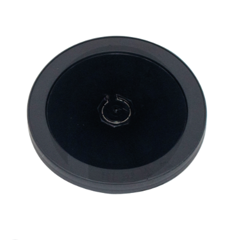 80mm PP Plastic Black O Hole Lid 1000/ctn