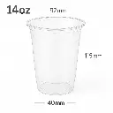 14oz-92  PET Plastic Cup 1000/ctn