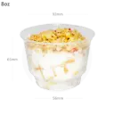 8oz PET Plastic Ice Cream Cup 1000/ctn