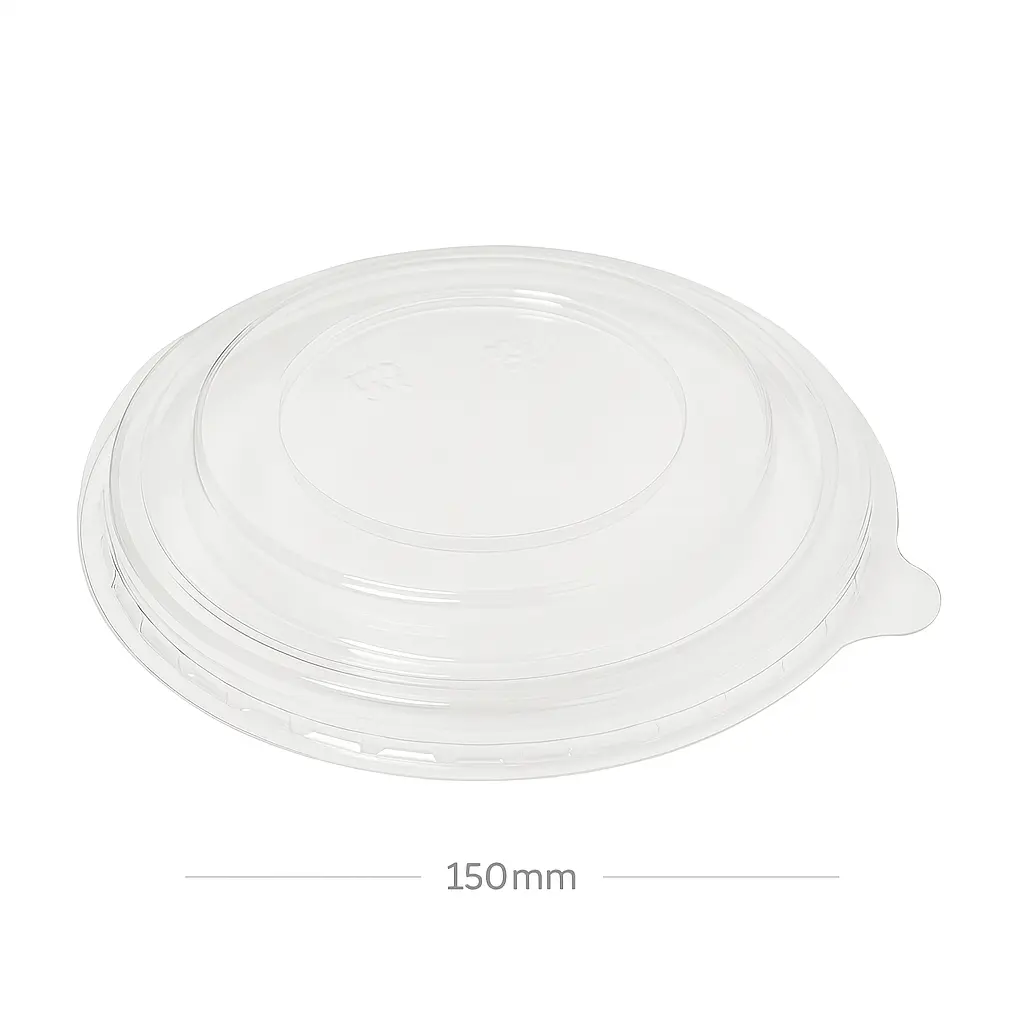 150mm PET Plastic Salad Bowl Lid 300/ctn