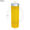 400ml PET Plastic Bottle O Hole Alu Cap 200/ctn