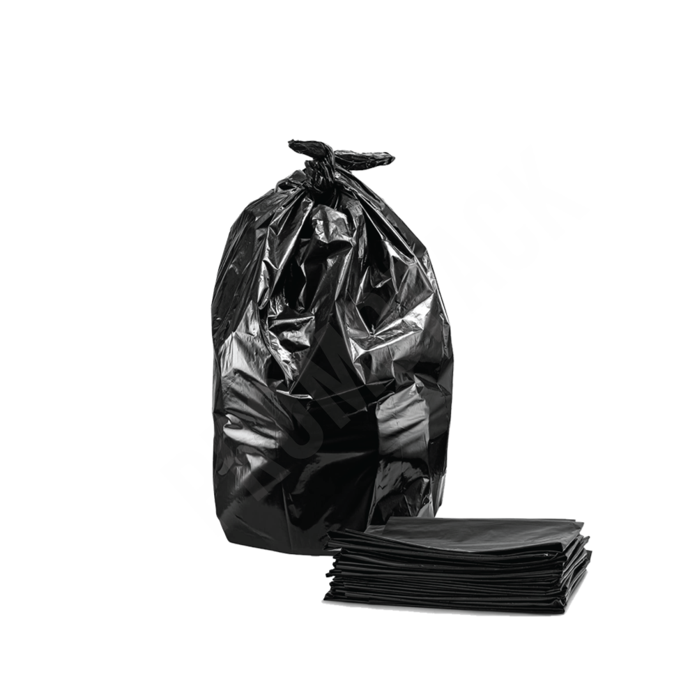 55Gallon Black Plastic Trash Bags 10kg