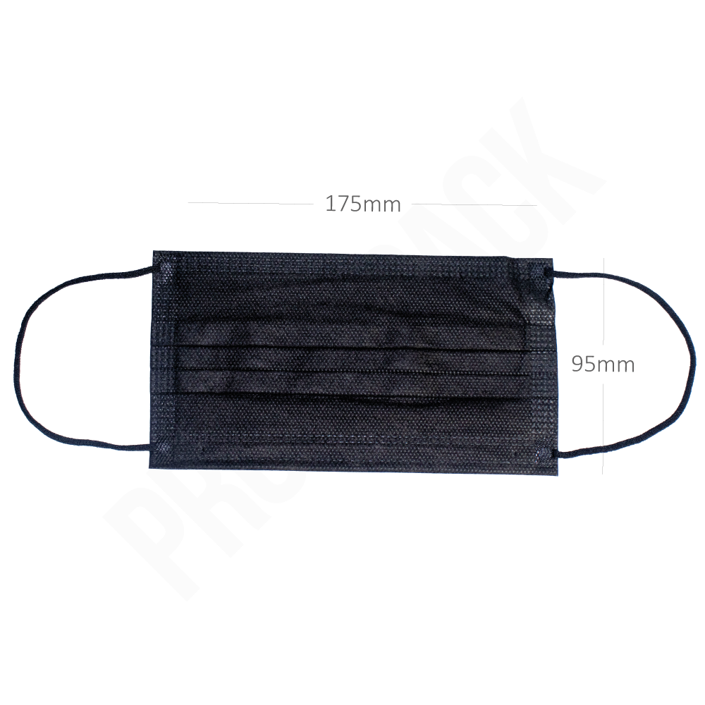 كمامات وجه لون اسود 2000 حبة