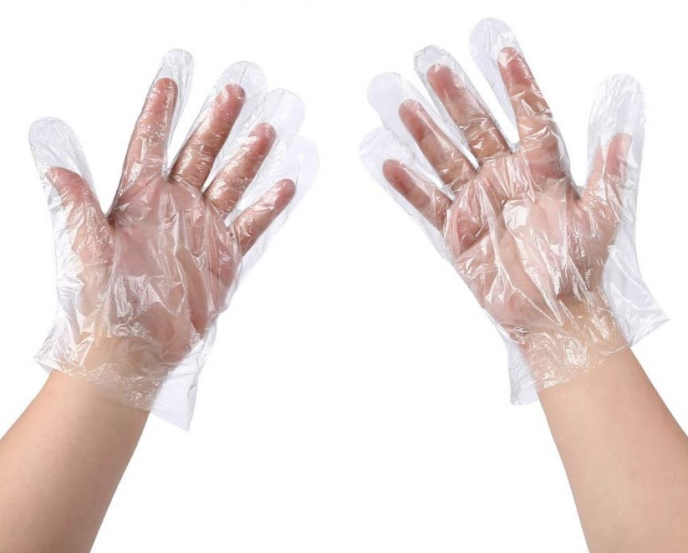 Gloves Plastic Clear 10000/ctn