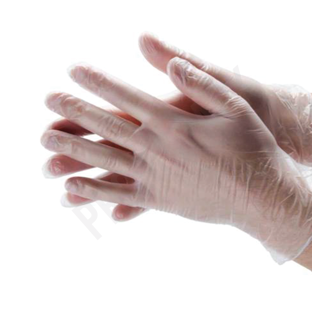 Medium Clear Vinyl Gloves 10box/ctn