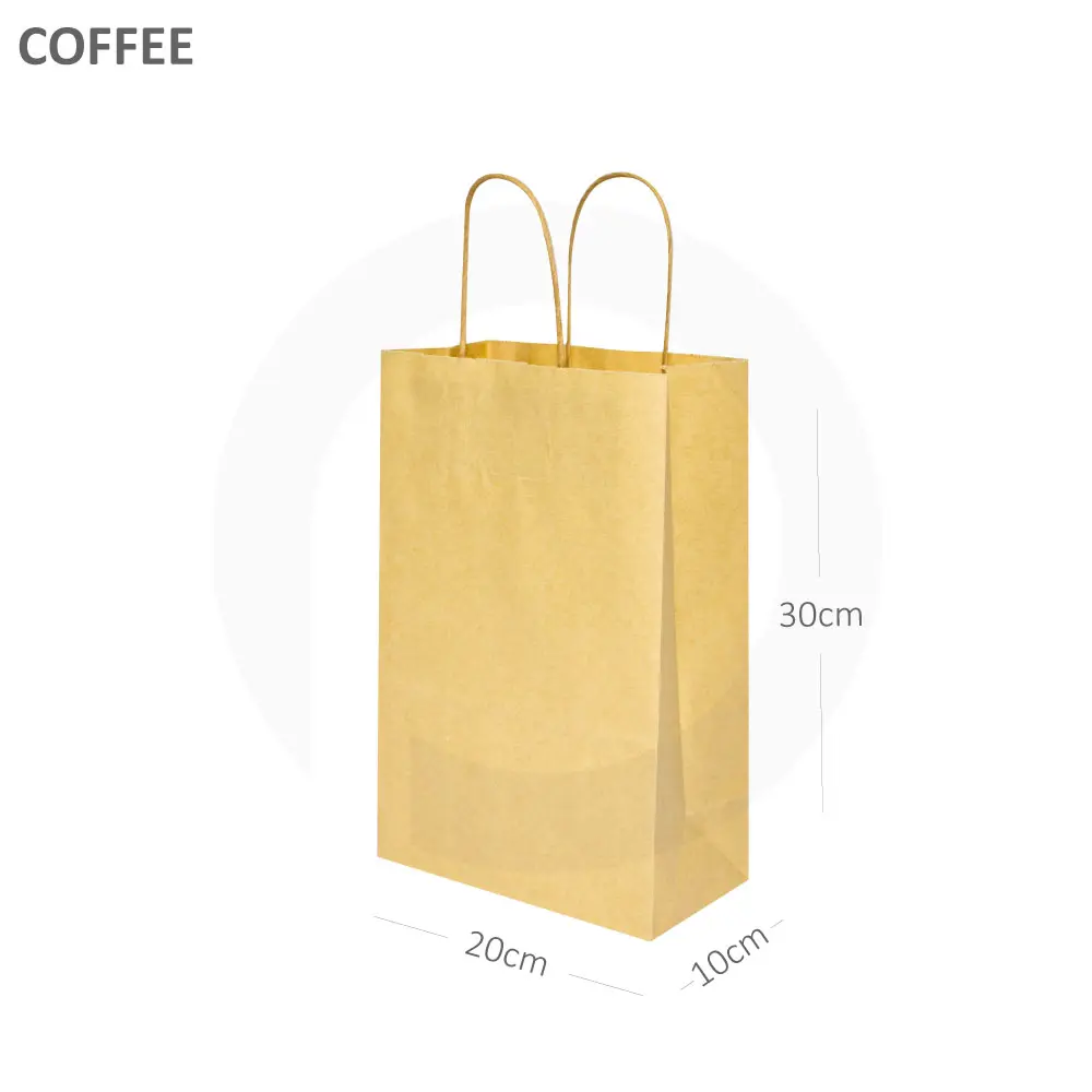 #2 Kraft Paper Twisted Handle Bag  200/ctn