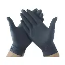 Medium Black Vinyl Gloves 800/ctn