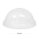 92mm PET Plastic No Hole Dome Lid 1000/ctn