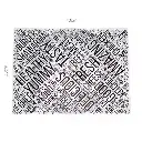 ورق لف 30×40 سم مطبوع ورق ابيض 2000 حبة