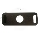 حامل اكواب احادي اسود ورق كرافت 500 جبة