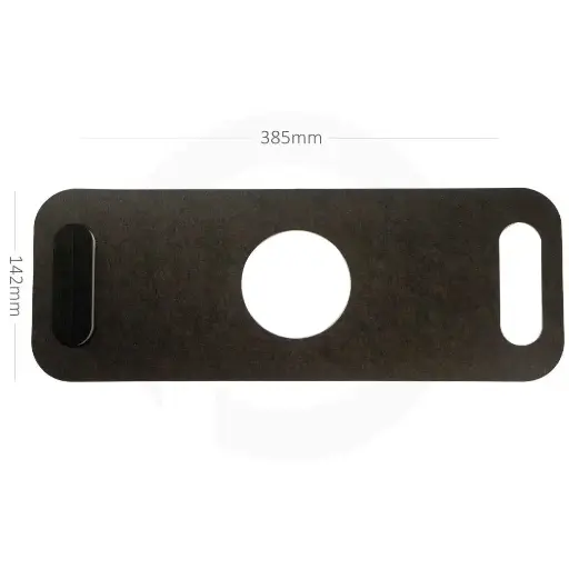 [015081] حامل اكواب احادي اسود ورق كرافت 500  جبة