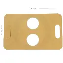 حامل اكواب ثنائي ورق كرافت 500 حبة