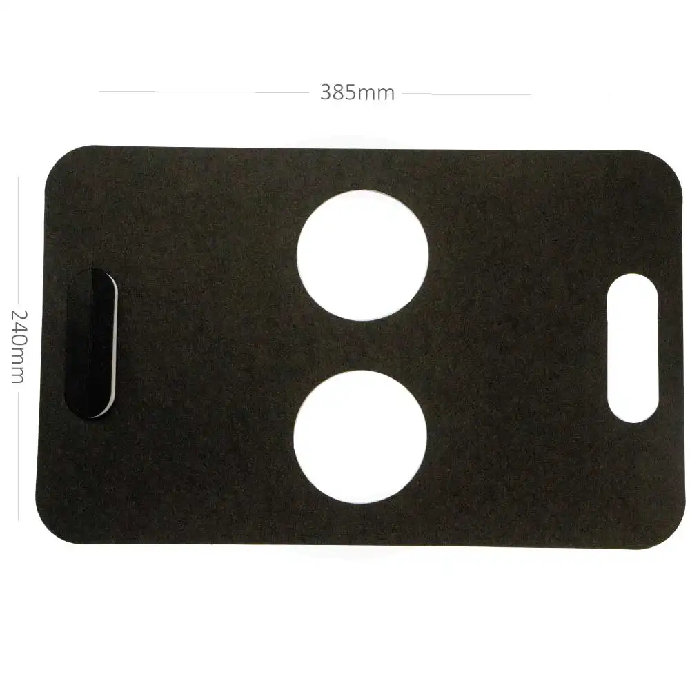 حامل اكواب ثنائي اسود ورق كرافت 500 جبة