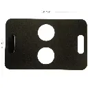 حامل اكواب ثنائي اسود ورق كرافت 500 جبة