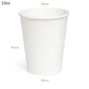10oz Single Wall White Paper Cup 500/ctn