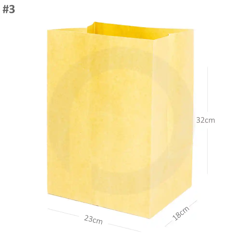 #3 Kraft Paper No Handle Bag 200/ctn