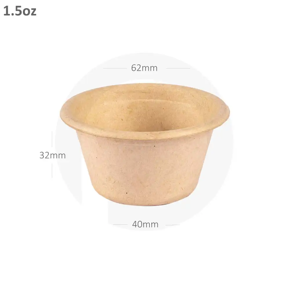 55ml Bagasse Sugarcane Sauce Cup 1000/ctn