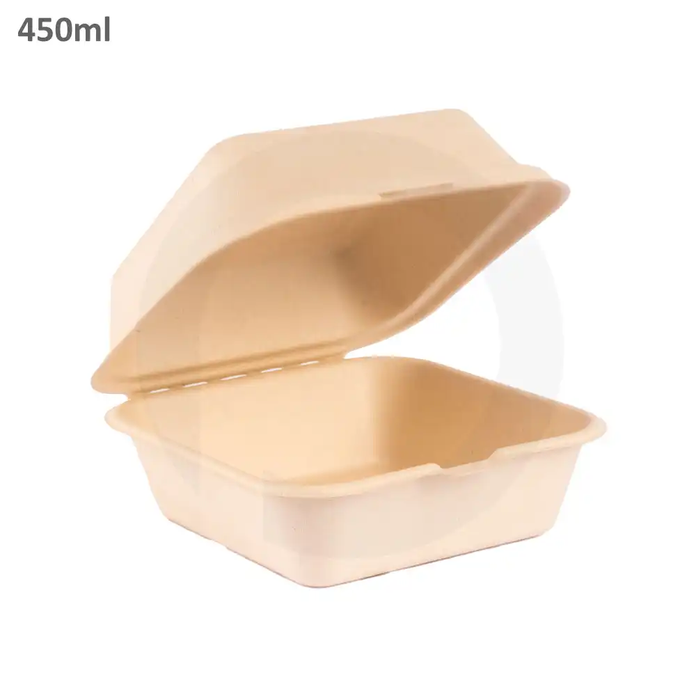 علبة برجر صحي 450 مل 500 حبة