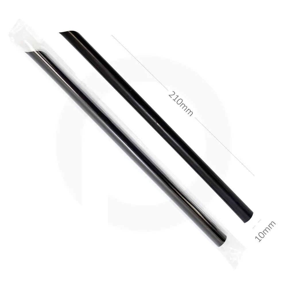 مزاز 10×210 مم بلاستيك اسود بغلاف بلاستيك شفاف 4000 حبة