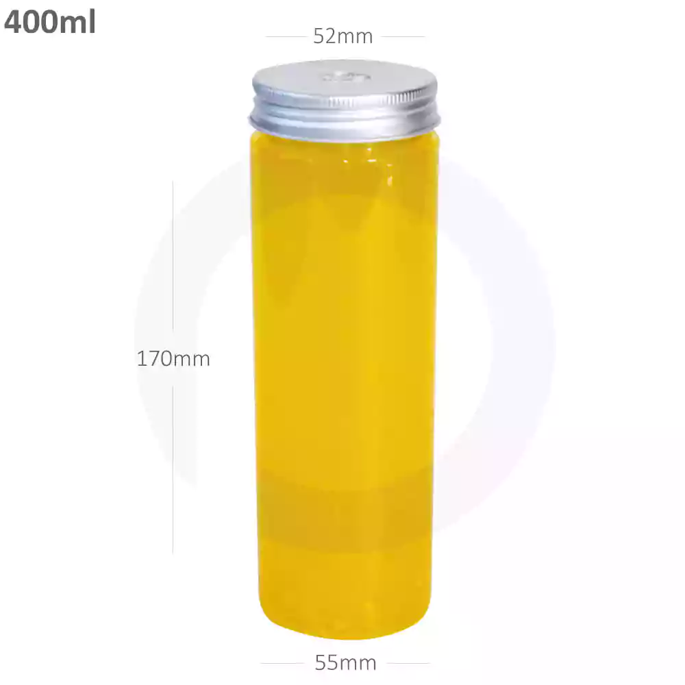 400ml PET Plastic Bottle O Hole Alu Cap 100/ctn