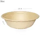 علبة طعام صحي 32 اونص دائرية 300 حبة