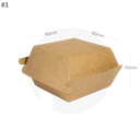 #1 Burger Kraft Paper Box 200/ctn