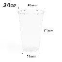 24oz-98 PET Plastic Cup 1000/ctn