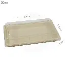 20oz Sushi sugarcane containers 300/ctn