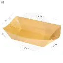 #5 Kraft Paper Food Tray 500/ctn