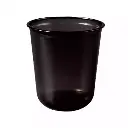 كوب عصير 12 اونص بلاستيك اسود  1000 حبة	