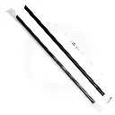 مزاز 6×210 مم بلاستيك اسود بغلاف بلاستيك شفاف 4000 حبة