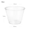 9oz PET Plastic Ice Cream Cup 1000/ctn