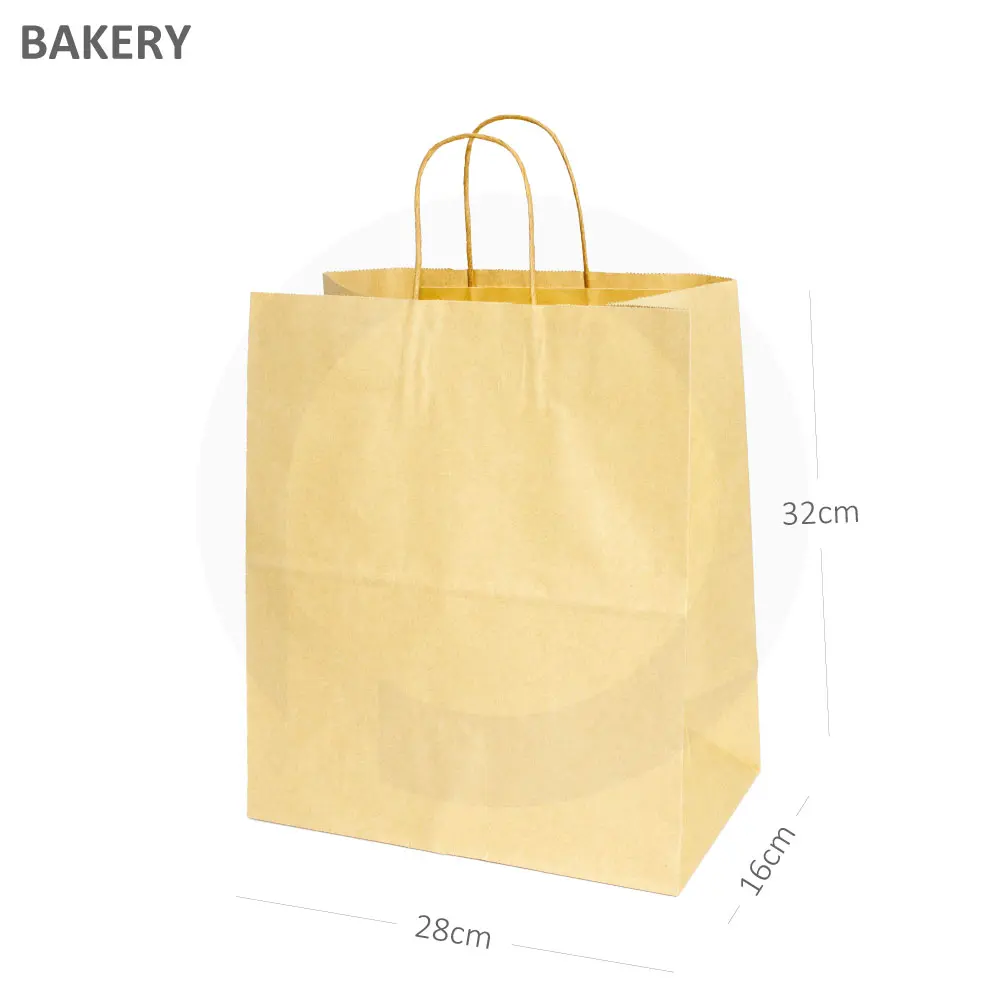 #5 Kraft Paper Twisted Handle Bag 200/ctn
