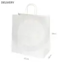 DELIVERY White Paper Twisted Handle Bag 200/ctn
