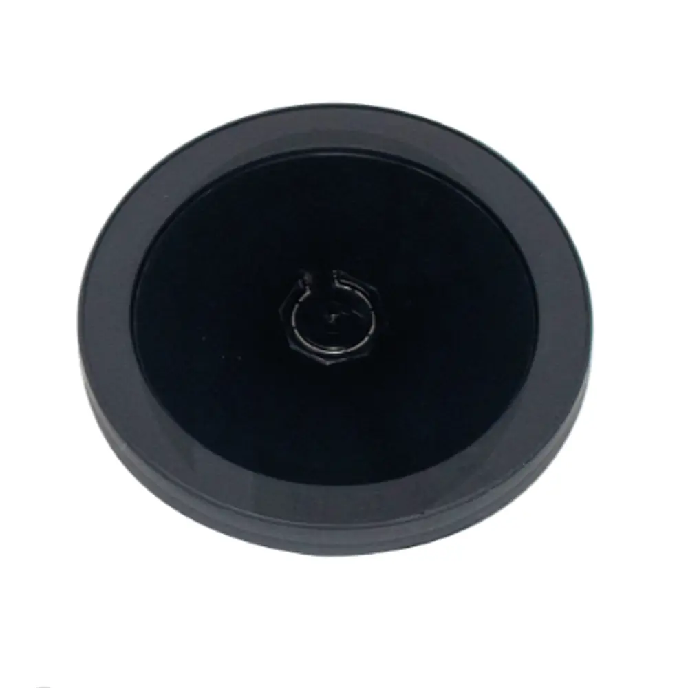 80mm PP Plastic Black O Hole Lid 1000/ctn 