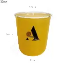 A+ Coffee - 12oz PET Plastic U Shape Cup 1000/ctn