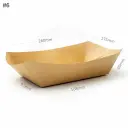 #6 Kraft Paper Food Tray 500/ctn