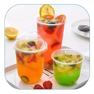 اكواب بلاستيك / U شفاف