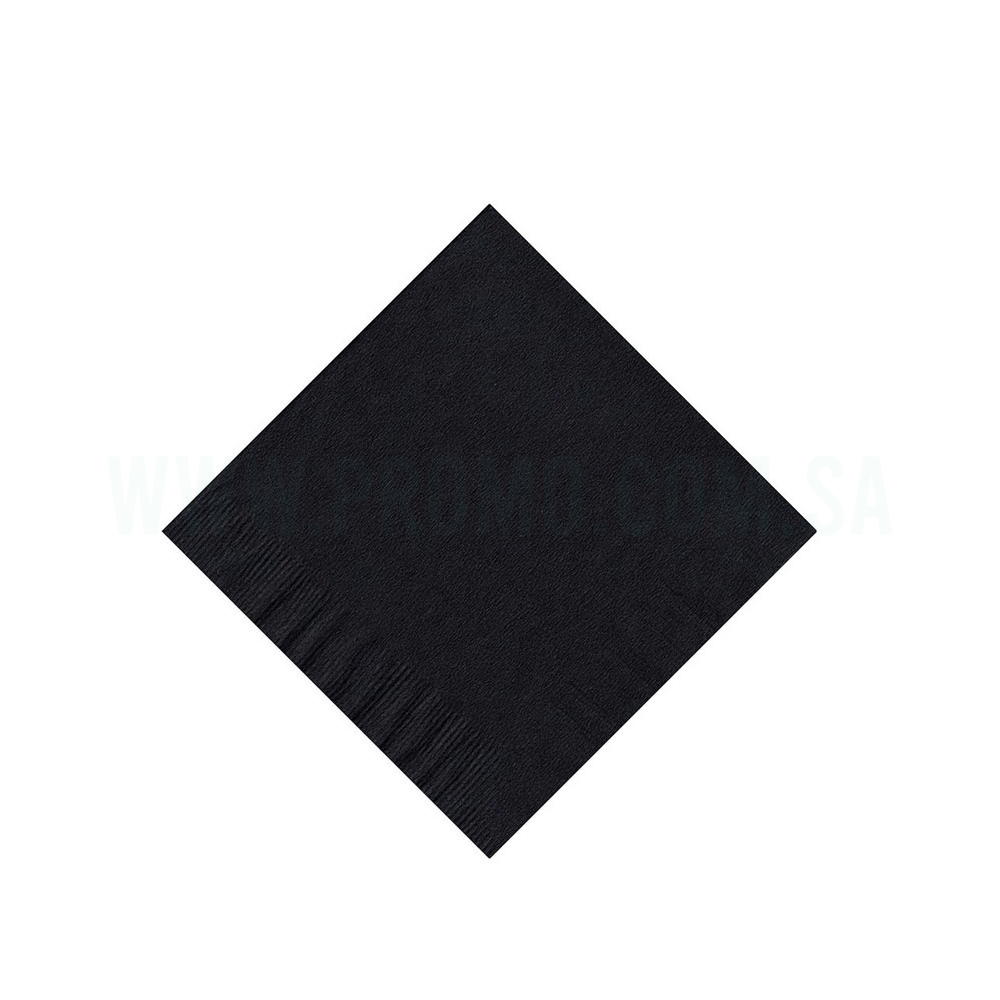 [444004] Black Paper Napkin  24x24cm 2Ply 1800/pcs