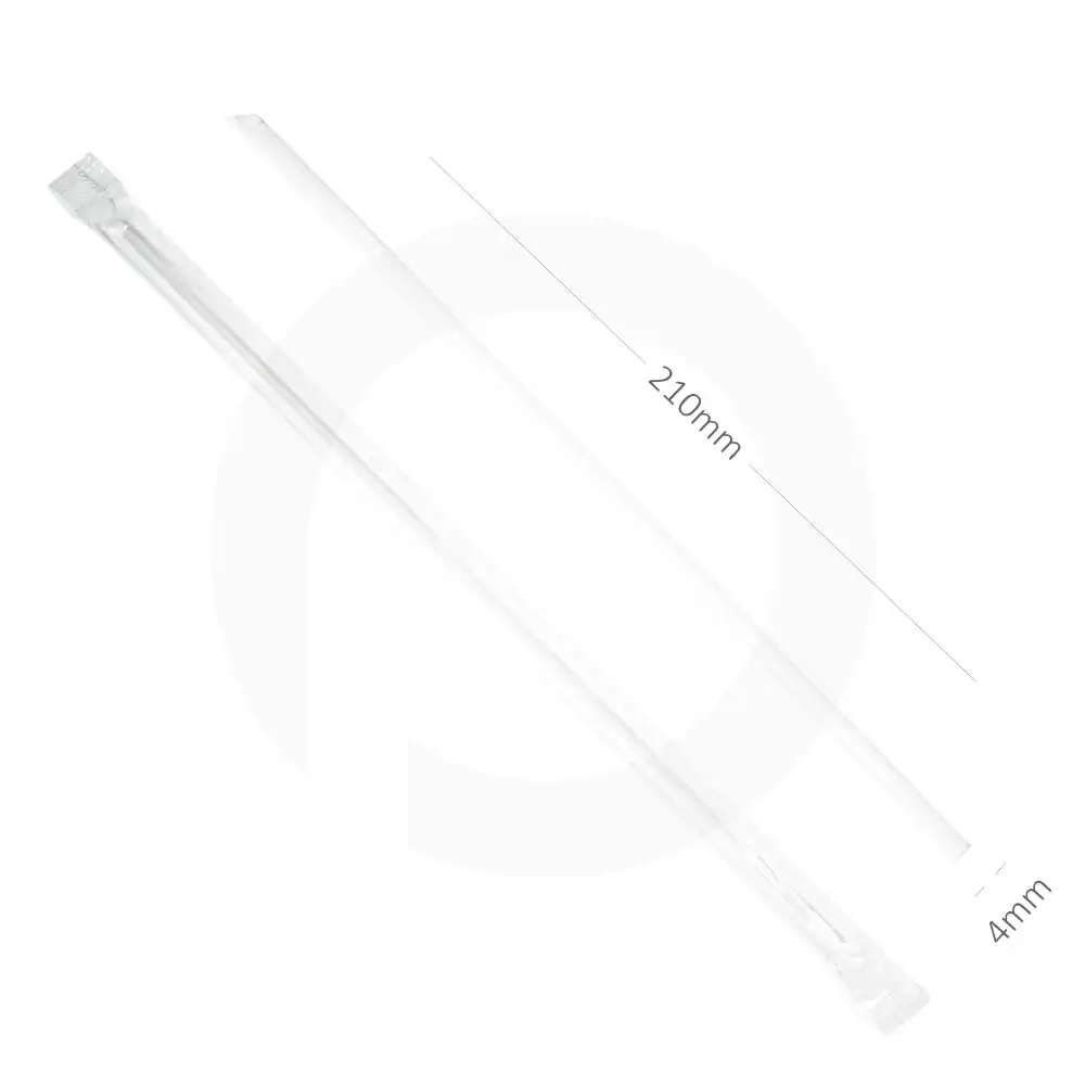 [055007] 4x210mm Clear Spike Straw Film Wrap 4000/Ctn